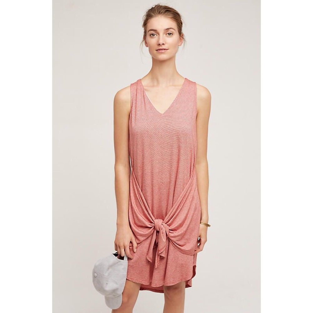 Never worn Anthro Dolan front-tie dress